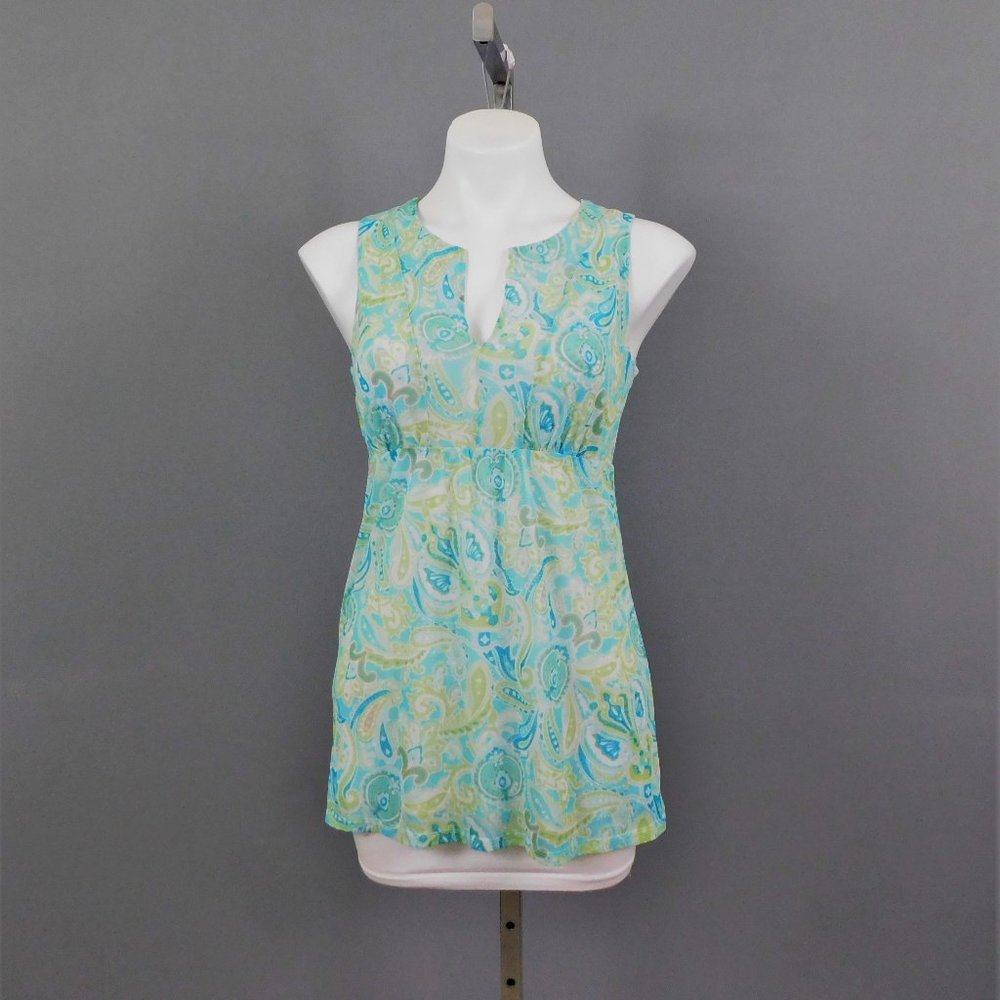 New York and Company Women Shirt Blue‎ S